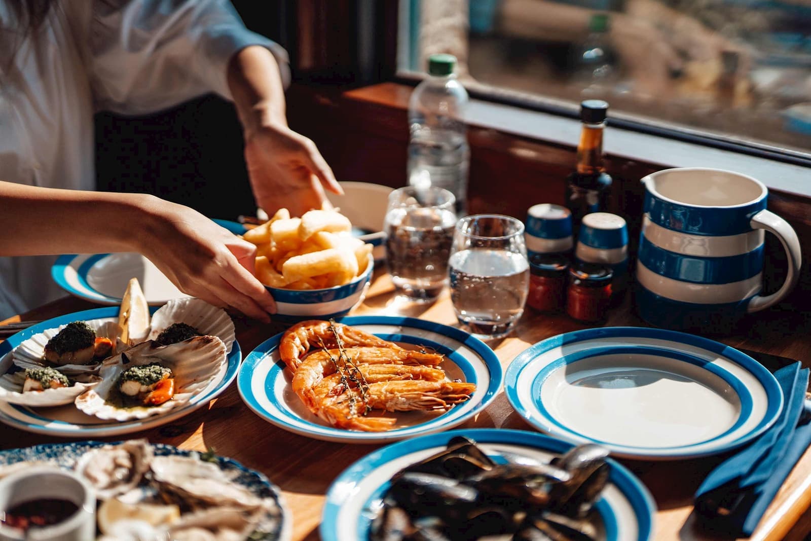 Scallop Dinner in Blanc Sablo, Canada