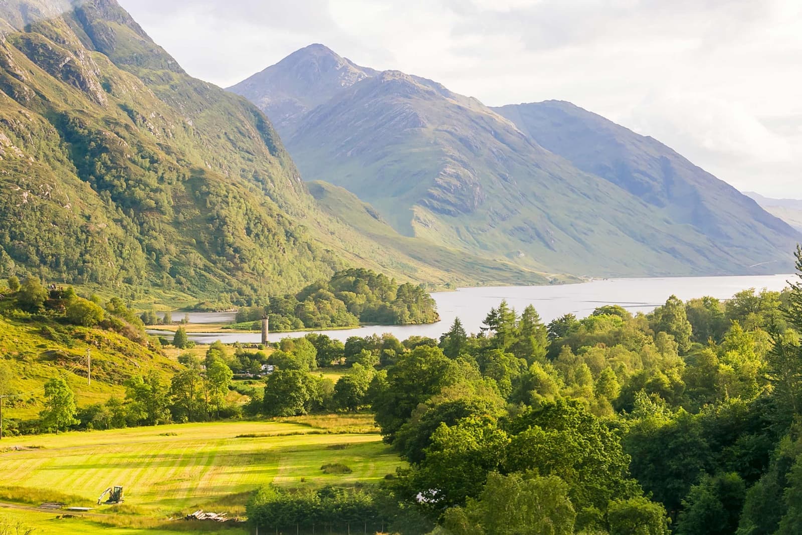 Highlands mountains in Scotland