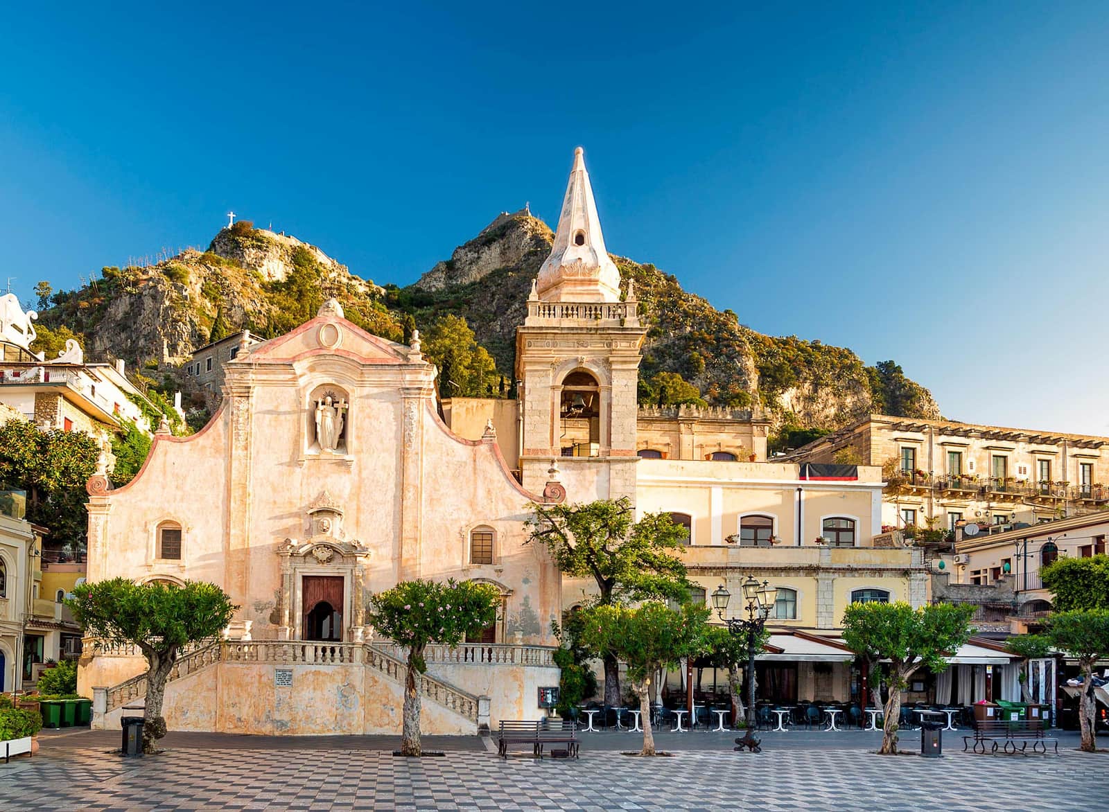 The Church of San Giuseppe in Taormina, Italy
