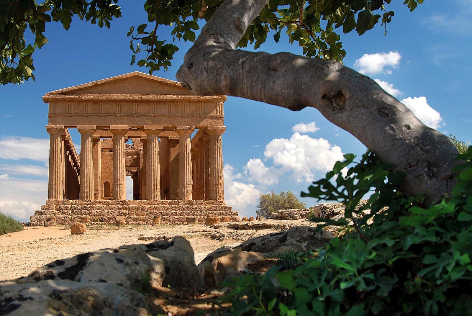 The Temple of Concord in Agrigento, Italy