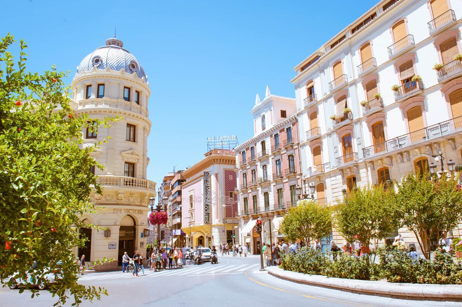 Granada Town Centre in Granada, SPain