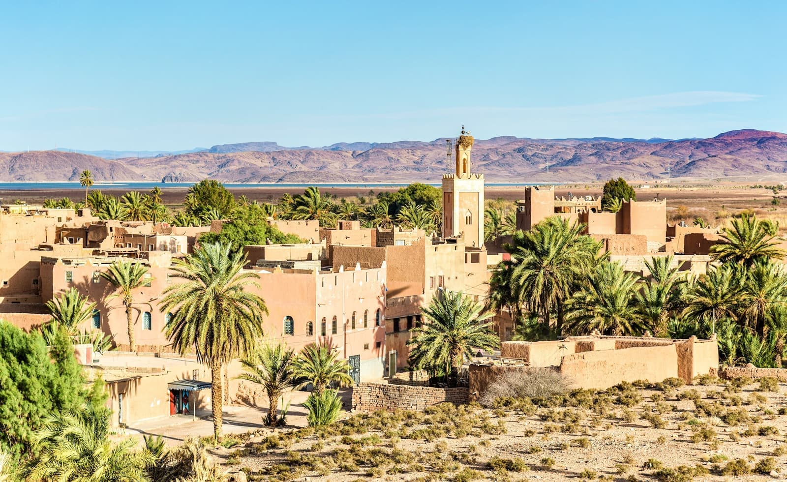 Traditional buildings in Ouarzazate, Morocco
