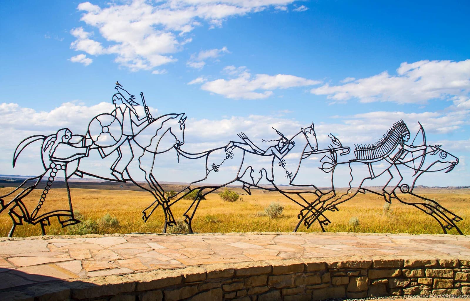 Native American Memorial in Cody, USA