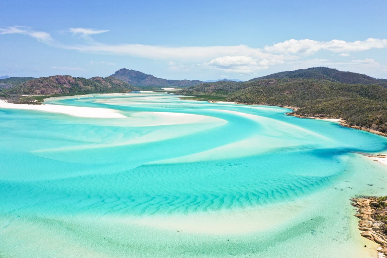 View of Airlie Beach in Queensland, Australia