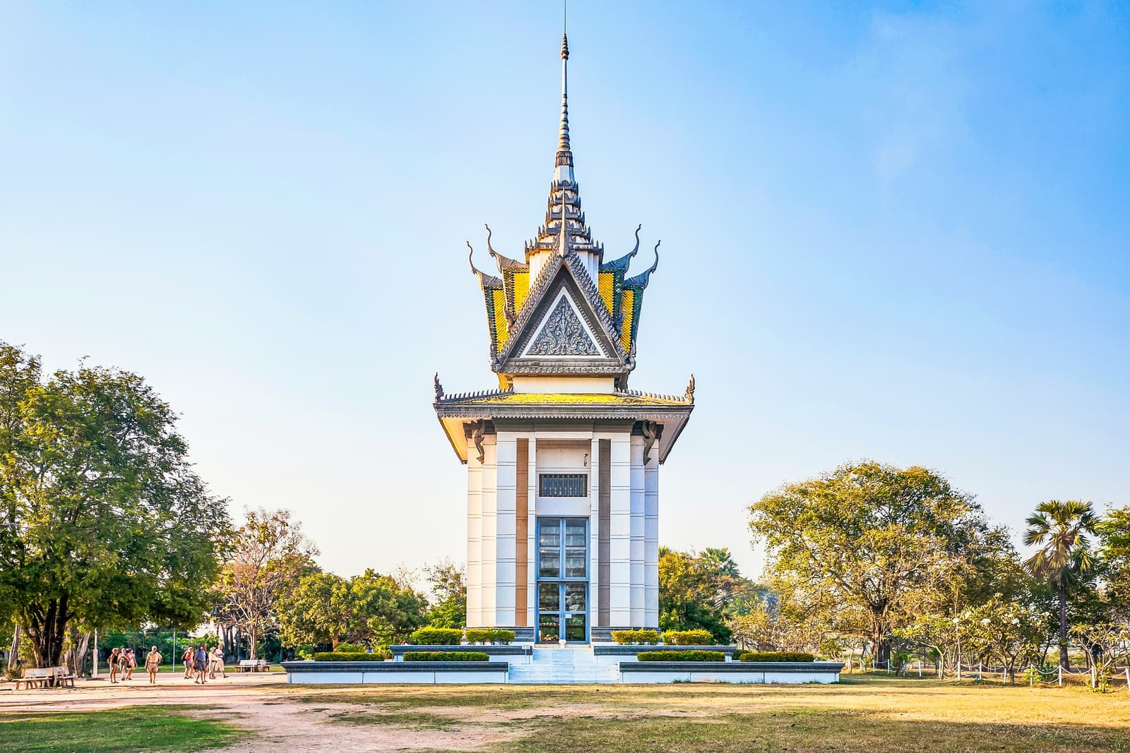 Exterior of Traditional Building in Phnom Penh, Cambodia