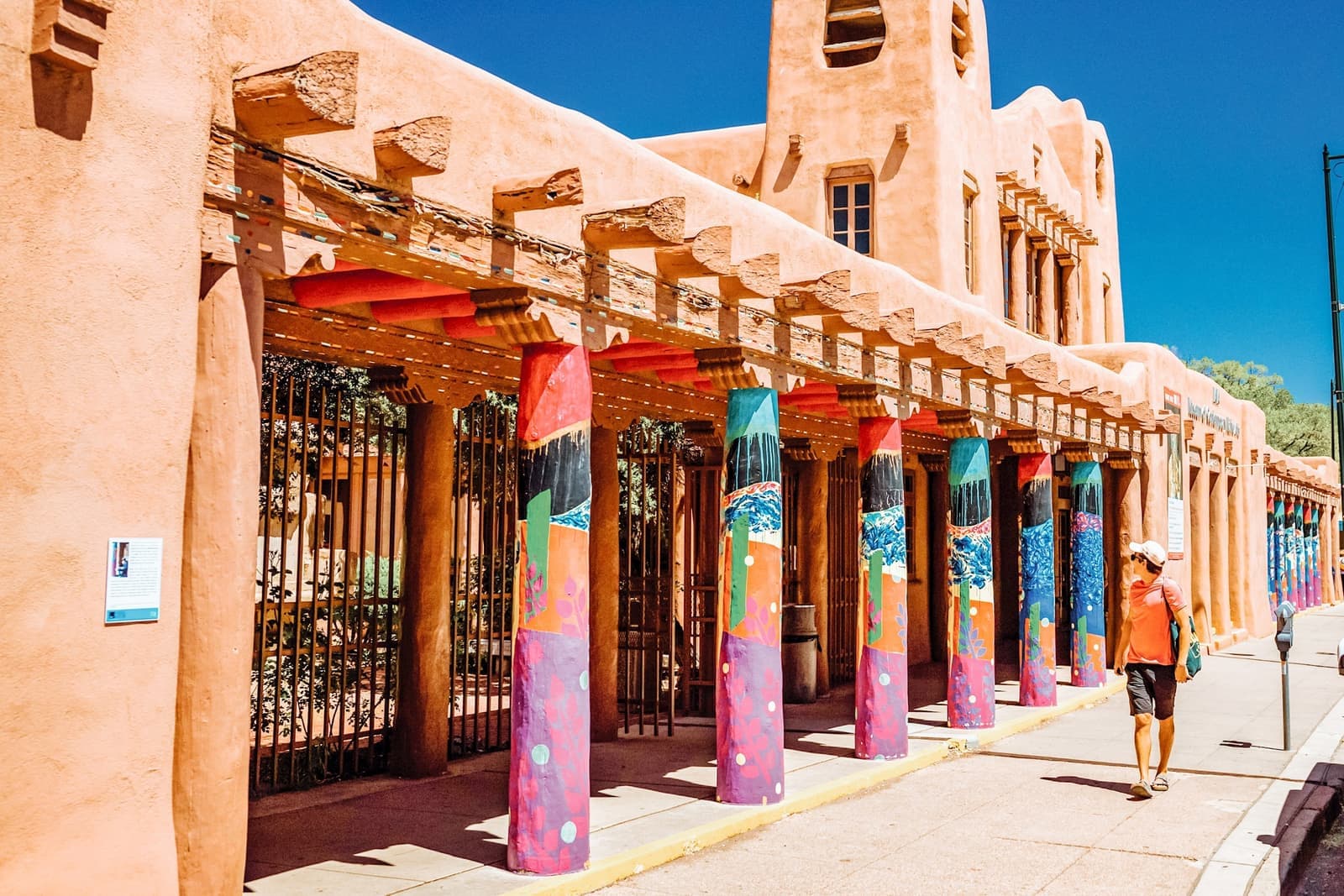 Pueblo Architecture in Sante Fe, USA
