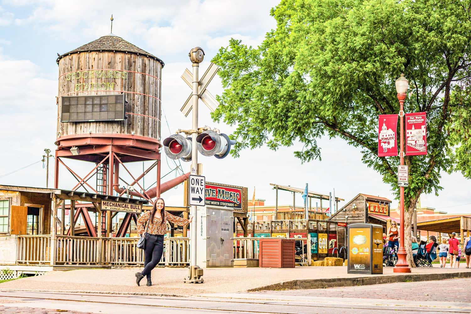 Stockyards Station in Fort Worth, USA