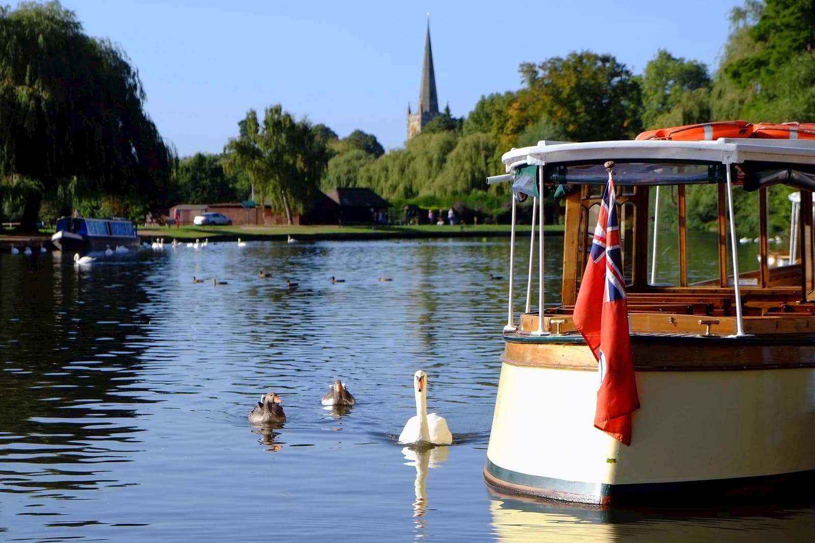 River Avon in Stratford-upon-Avon, England