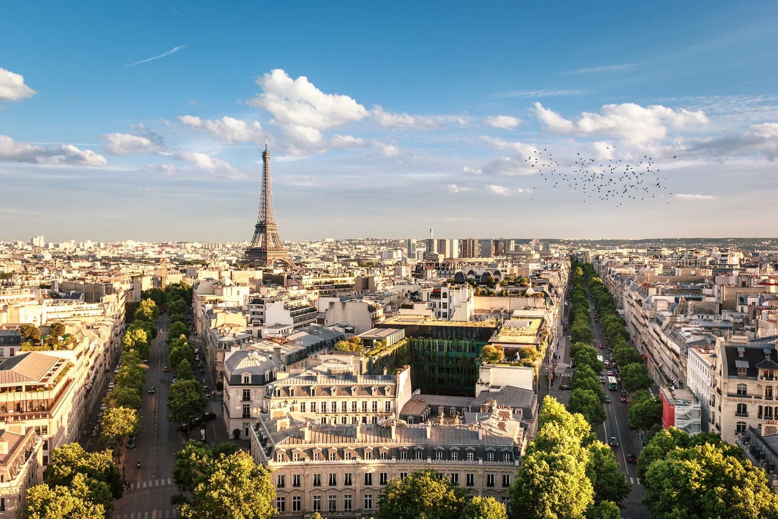 A scenic view of the city of Paris, France